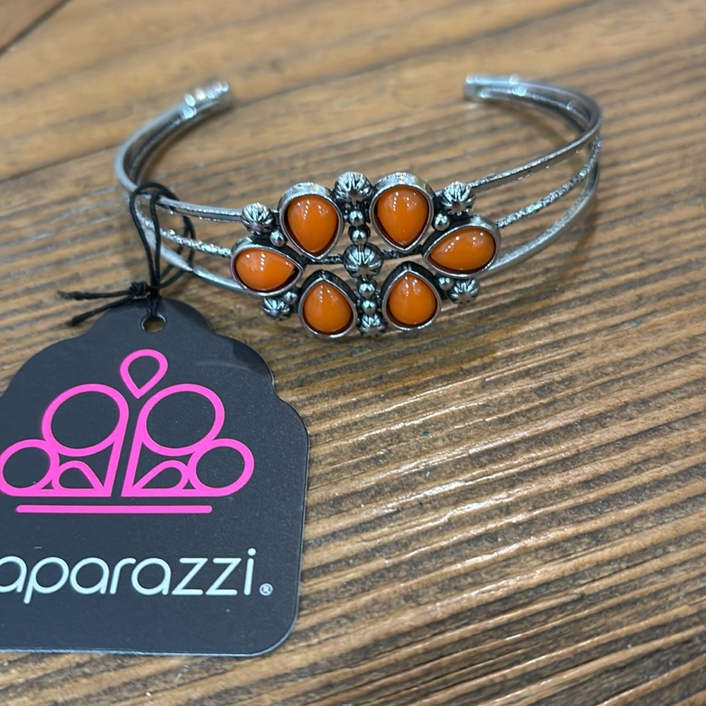 Taj Mahal Meadow Orange Bracelet